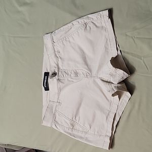 Express "Shorty" Khaki Shorts EUC Size 0